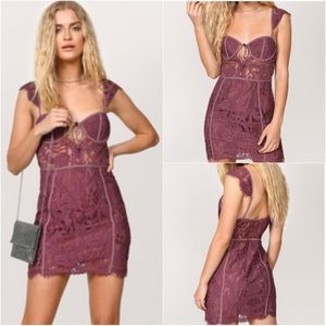Tobi Lace Mini Dress